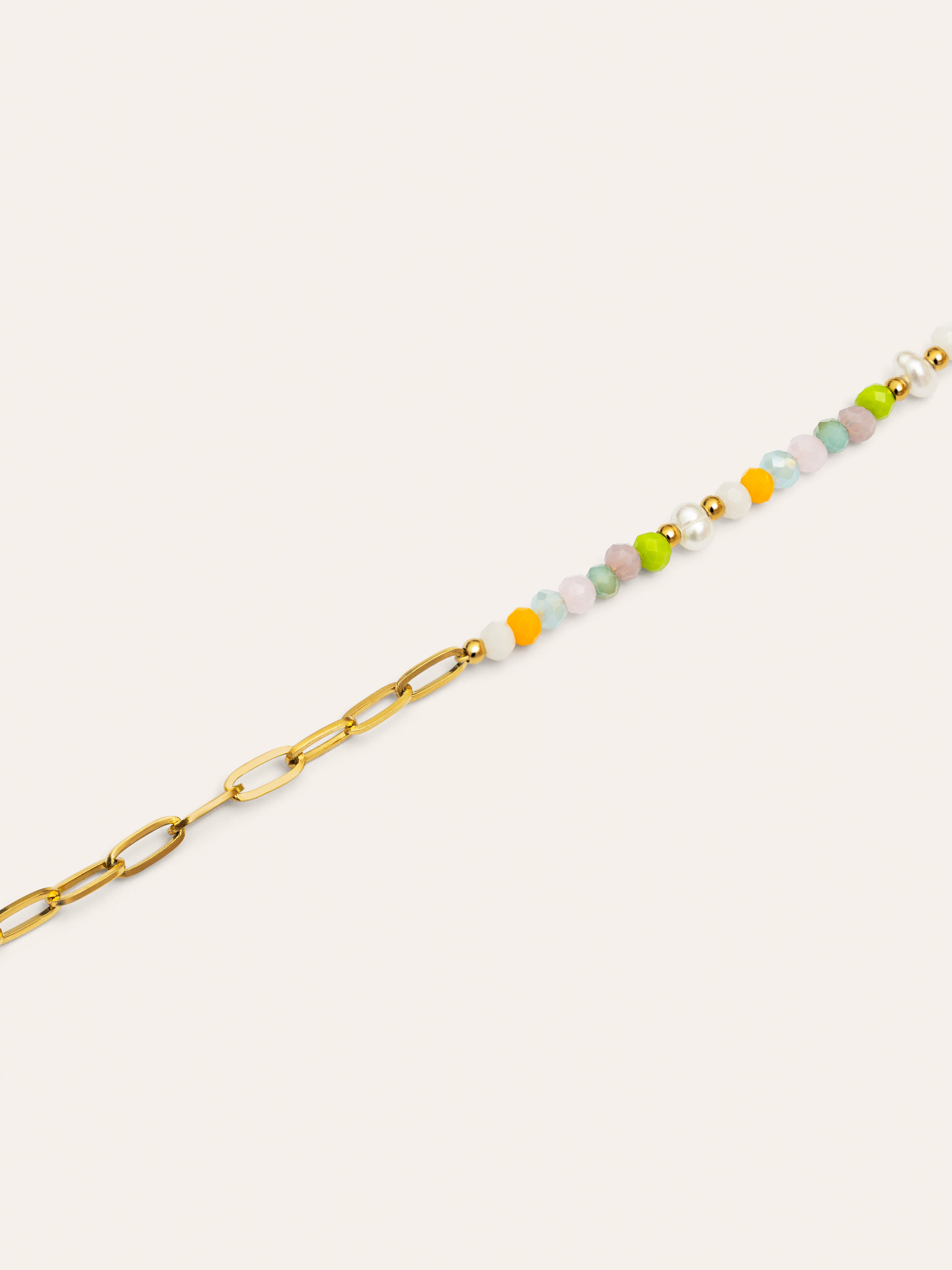 Pulsera Chic Nora Acero Baño Oro