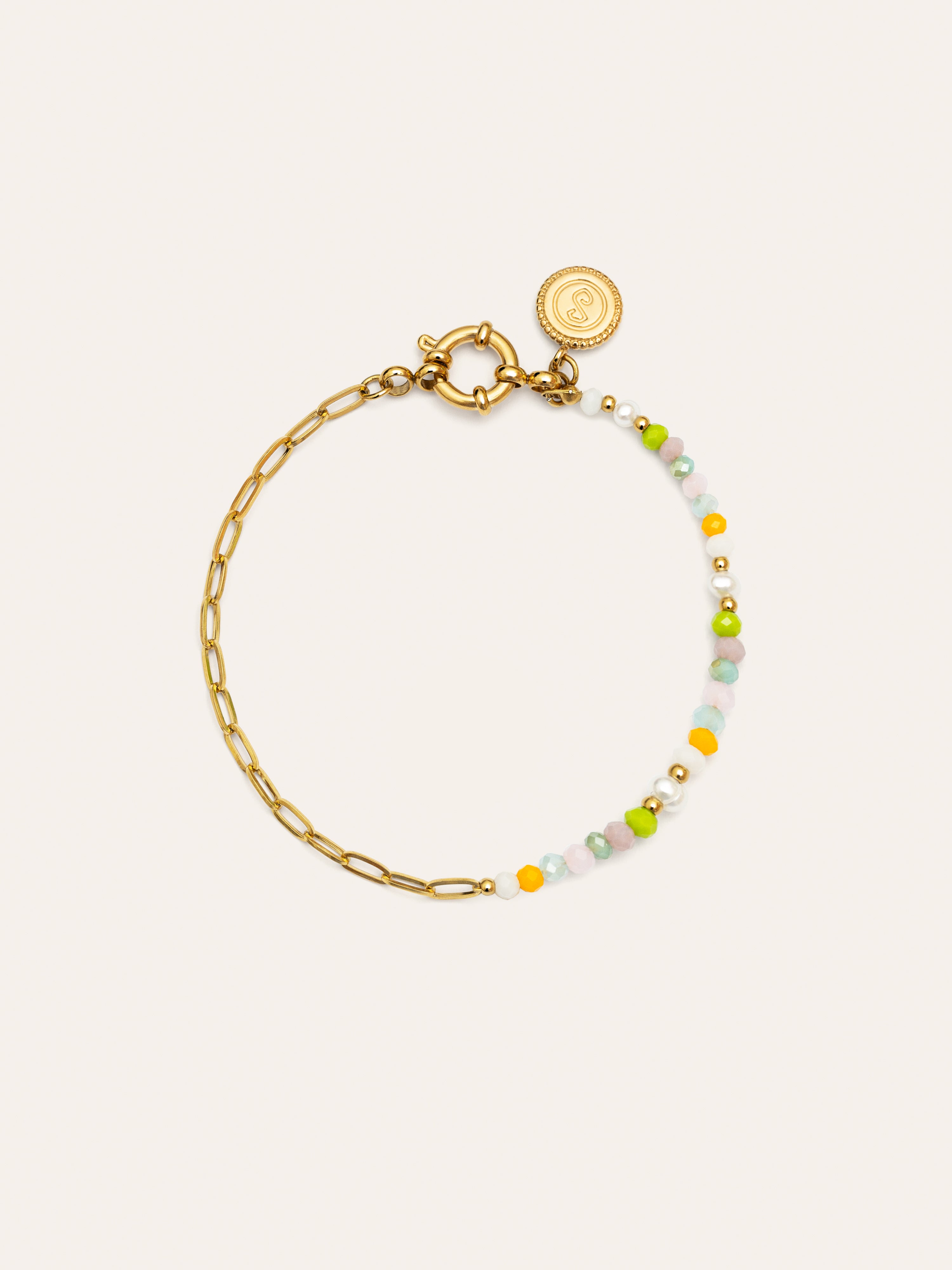 Pulsera Chic Nora Acero Baño Oro