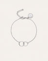 Armband Circles Twist aus Stahl