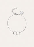 Armband Circles Twist aus Stahl