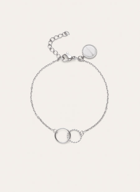 Pulsera Circles Twist Acero
