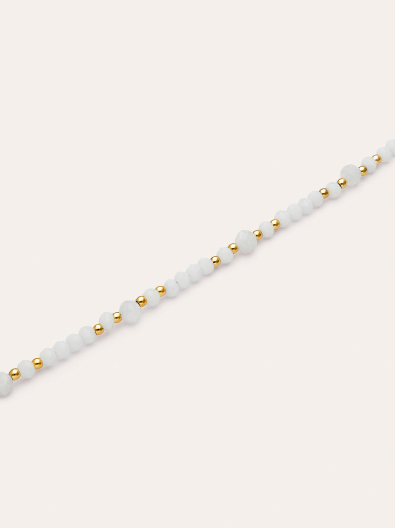 Pulsera Clara Acero Baño Oro