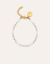 Pulsera Clara Acero Baño Oro