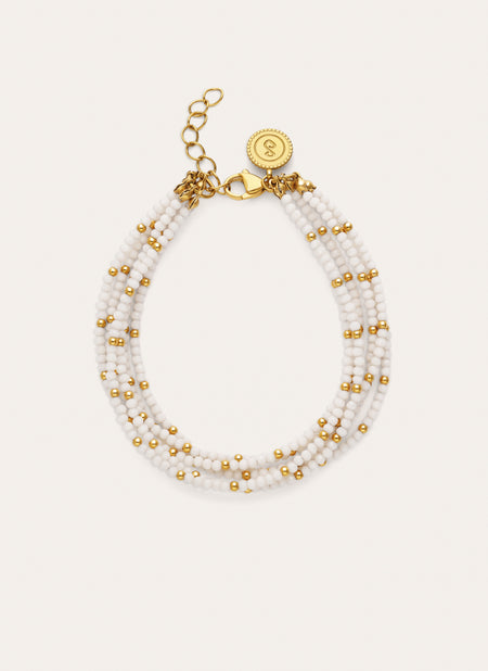 Bracciale Cleopatra Blanch in Acciaio placcato Oro