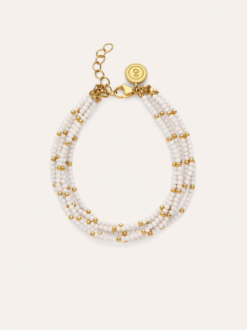 Bracciale Cleopatra Blanch in Acciaio placcato Oro