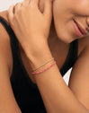 Cleopatra Pink Armband Edelstahl, vergoldet