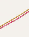 Cleopatra Pink Armband Edelstahl, vergoldet