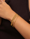 Cleopatra Stainless Steel Gold Bracelet 