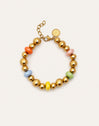 Pulsera Color Bomb Acero Baño Oro