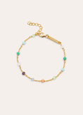 Armband Crystals Chain Colors Silber mit Goldbeschichtung