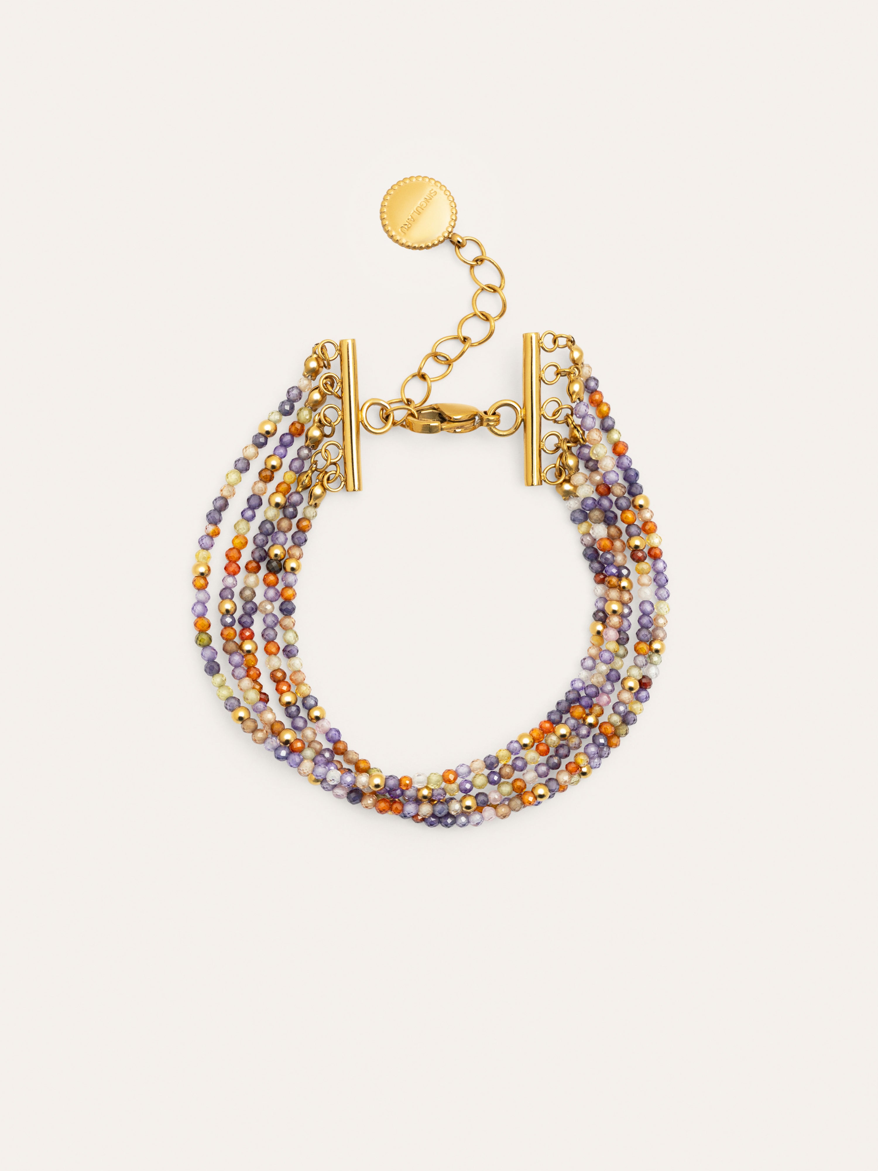 Crystals Cleopatra Armband, Edelstahl, vergoldet