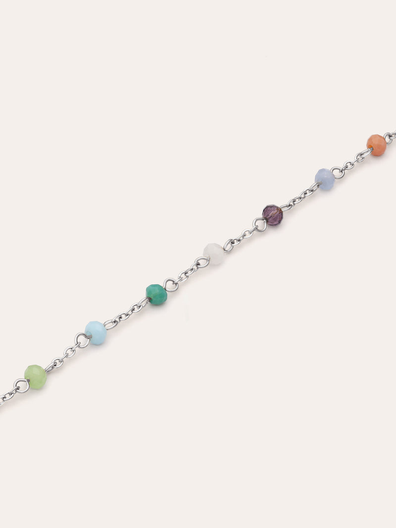 Bracelet Crystals Colors Acier
