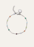 Crystal Colors Stainless Steel Bracelet