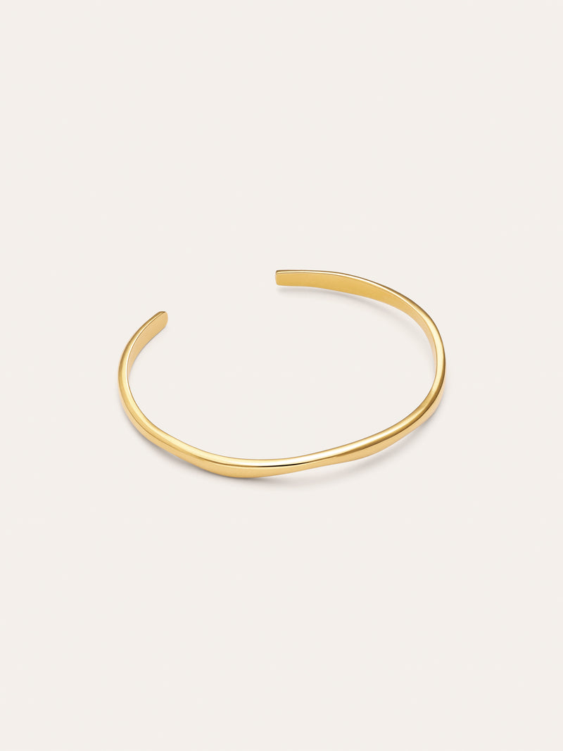 Bracciale Rigido Dane Acciaio Placcato Oro