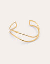 Double Aire Stainless Steel Gold Bracelet 