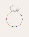 Pulsera Dots Colors Enamel Acero