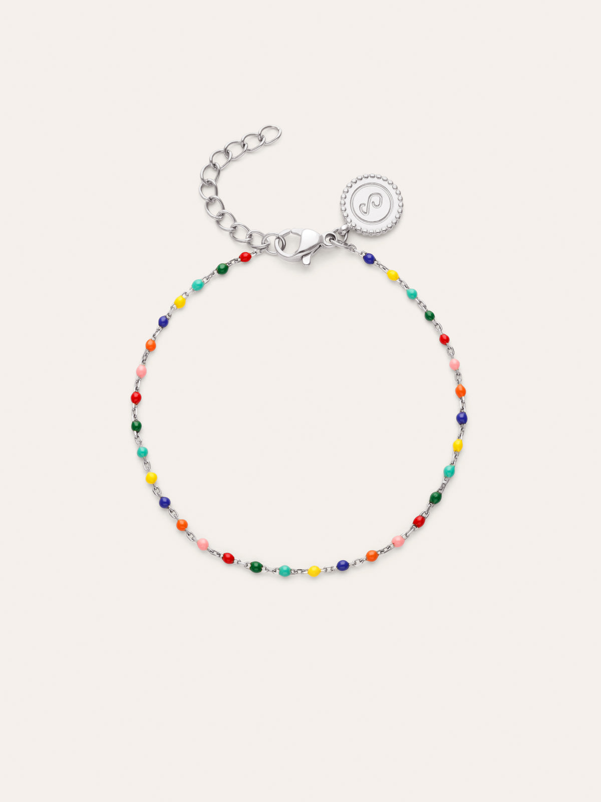 Pulsera Dots Colors Enamel Acero