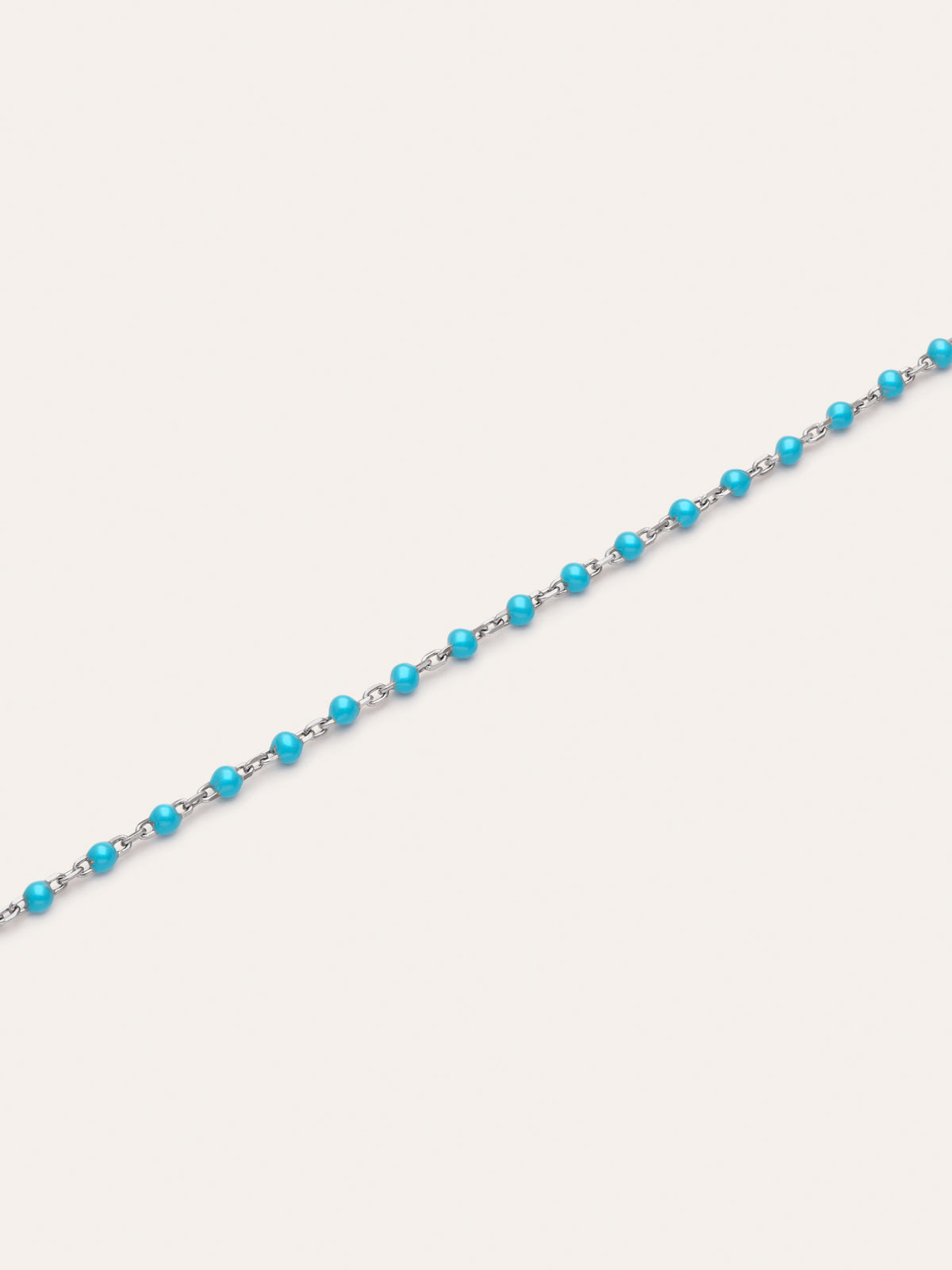 Imagen detalle de Armband Dots Turquoise Enamel Staal