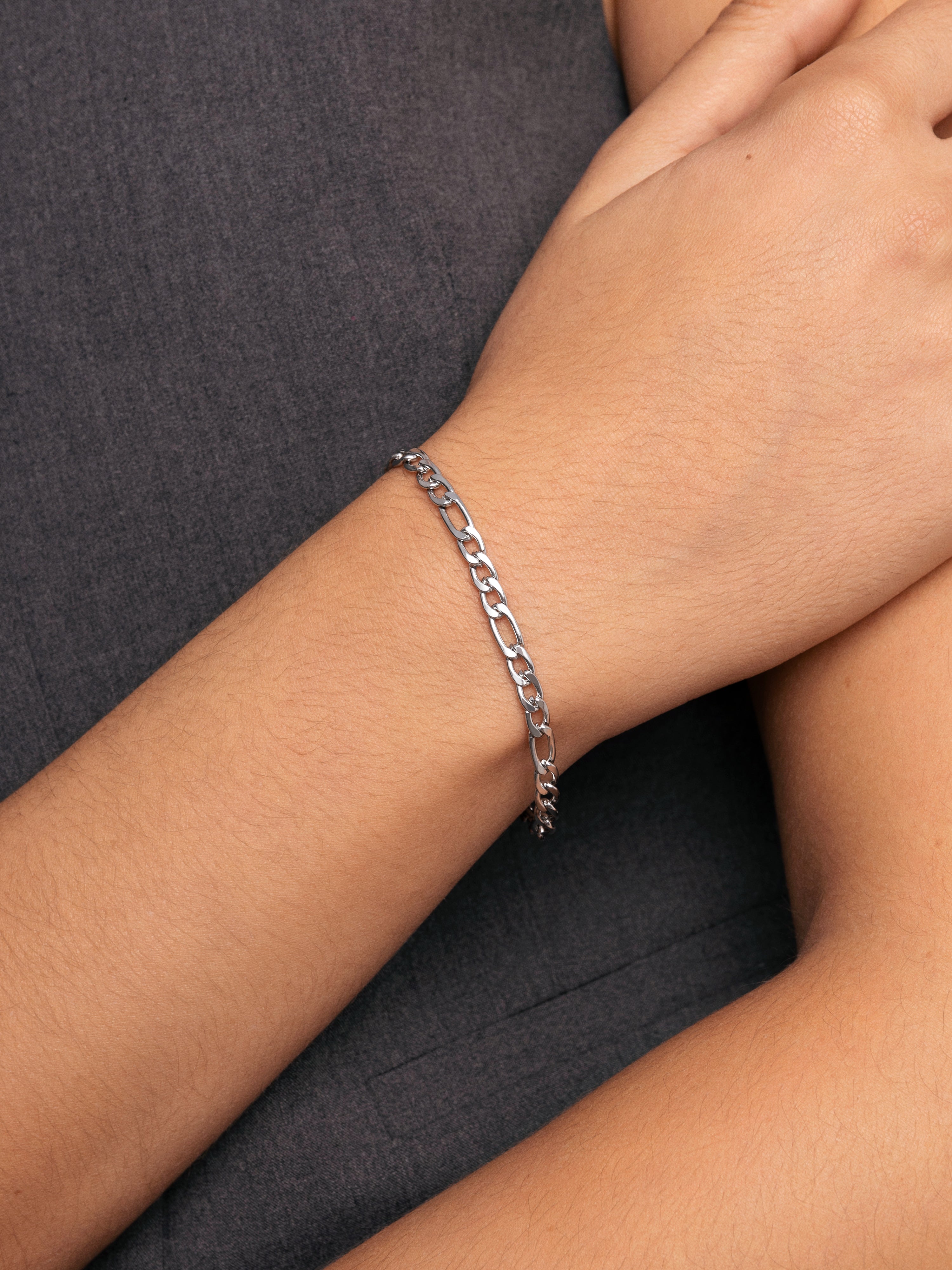 Figaro Stainless Steel Bracelet