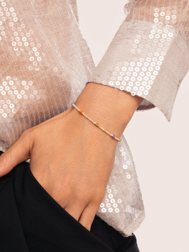 Pulseira Glam Aço Banho de Ouro