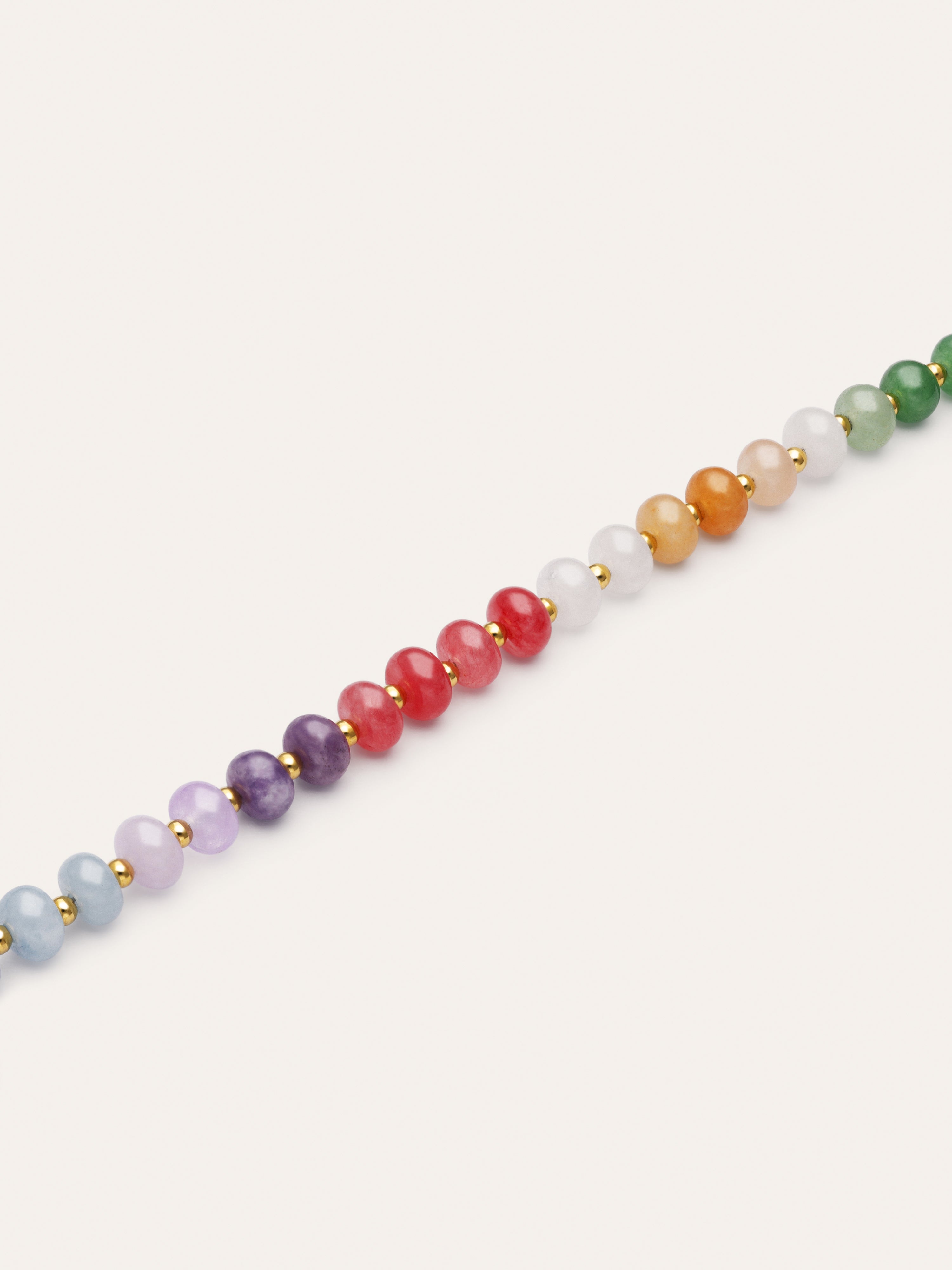 Bracelet Gummy Stones Acier Plaqué Or