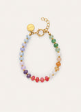 Bracelet Gummy Stones Acier Plaqué Or