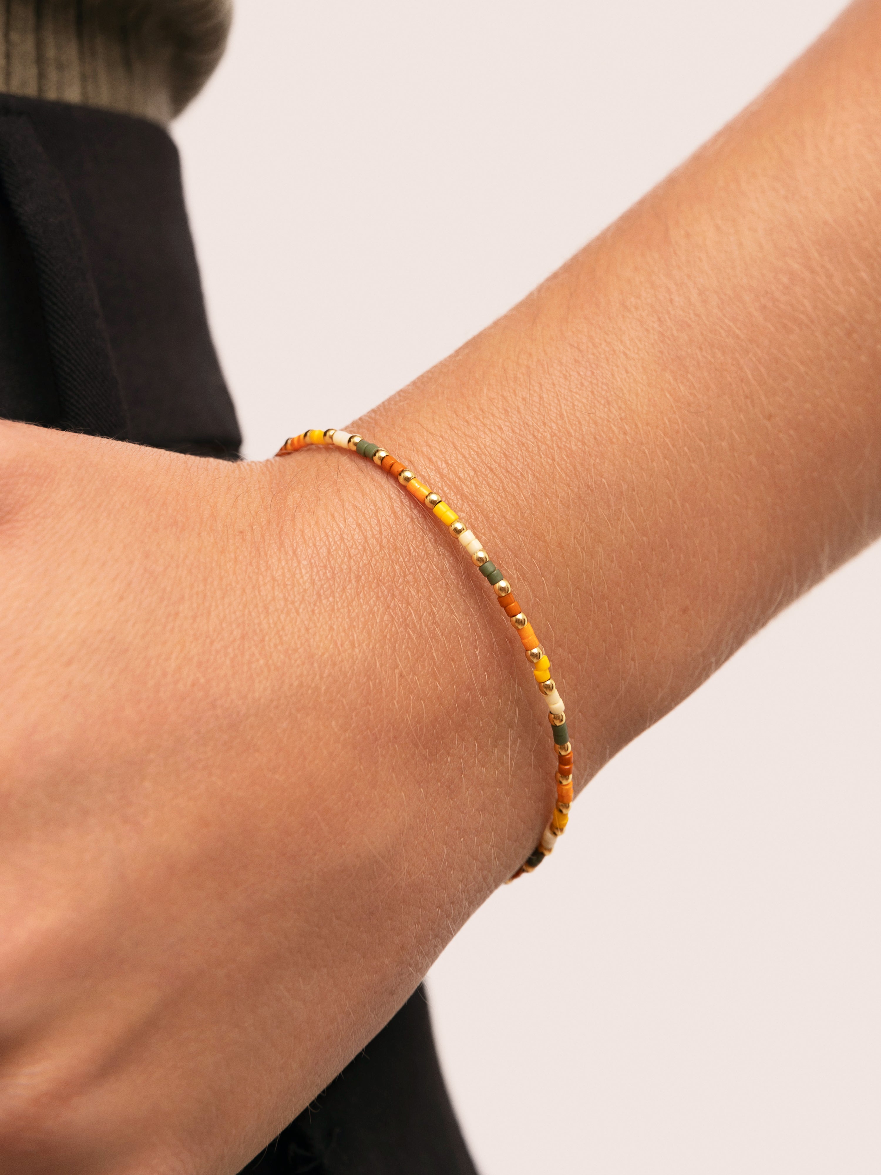 Pulsera Harvest Colors Acero Baño Oro