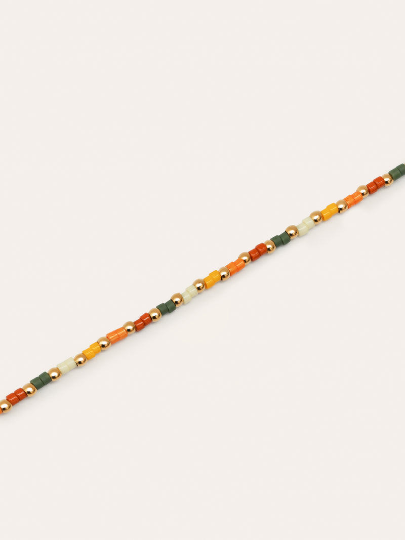 Harvest Colors Stainless Steel Gold Bracelet
