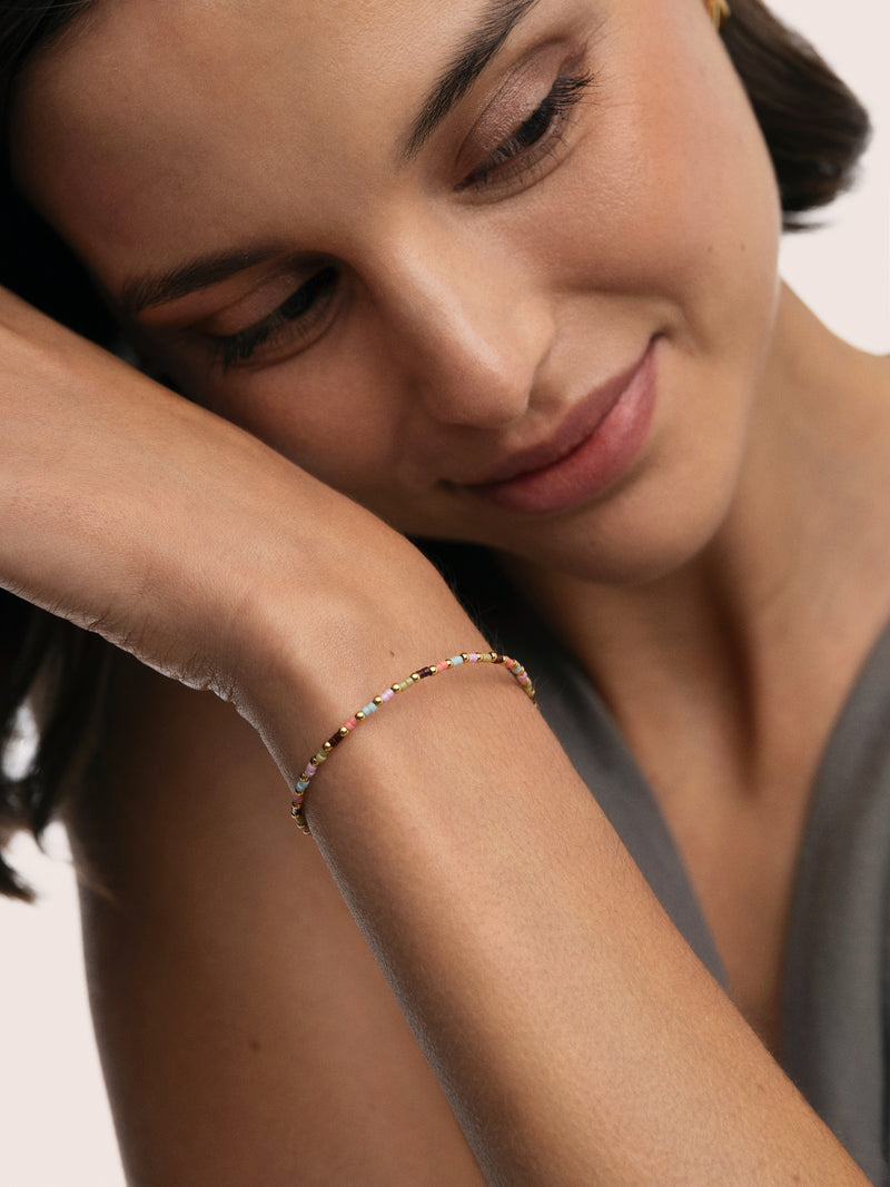 Helia Colors Armband Stahl, vergoldet