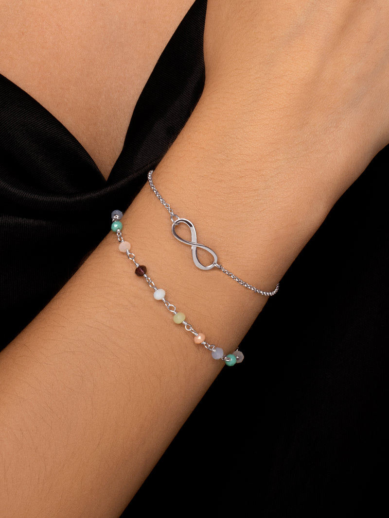 Infinity Armband Silber