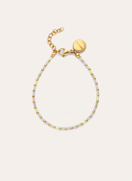 Pulsera Joy Colors Acero Baño Oro