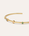 Imagen detalle de Bracciale Rigido Leonor Placcato Oro