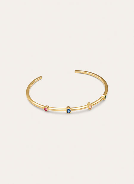 Bracciale Rigido Leonor Placcato Oro