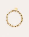 Pulsera Link Acero Baño Oro
