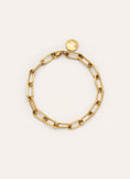 Link Stainless Steel Gold Bracelet