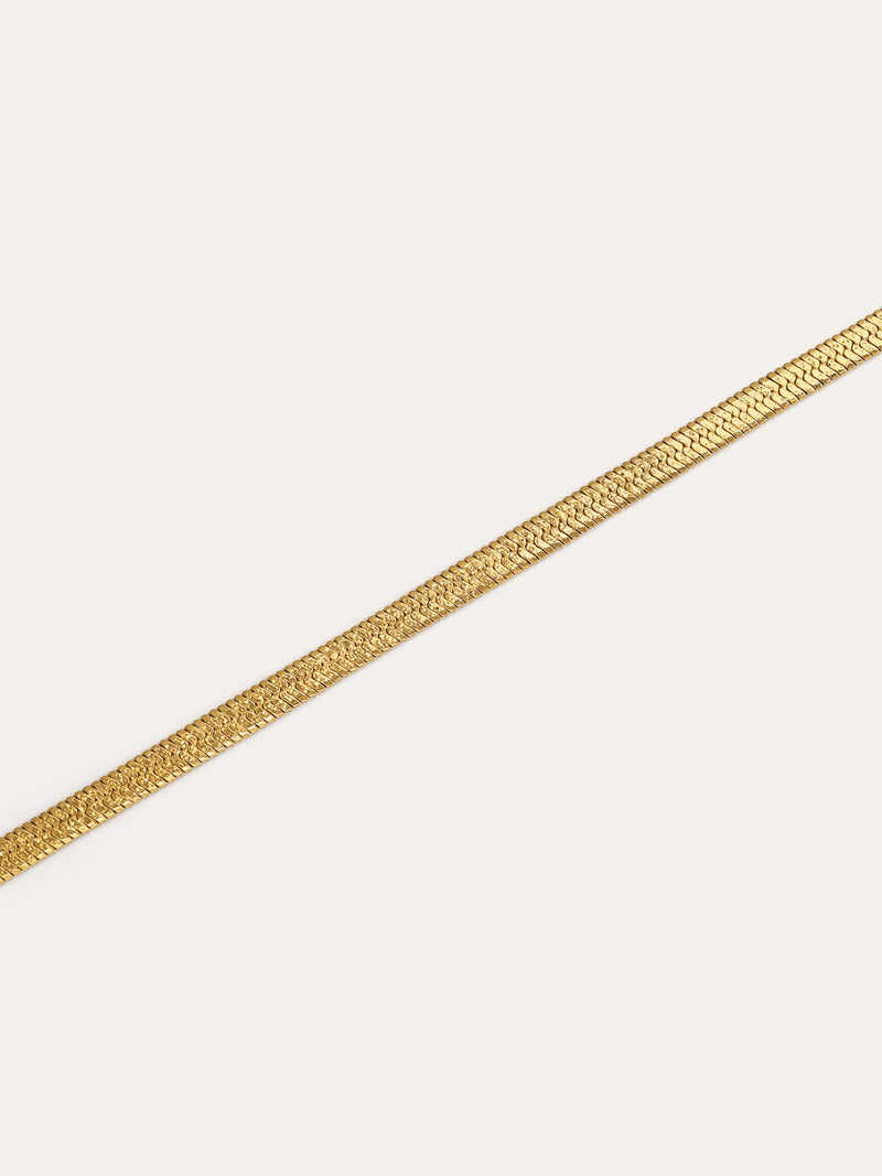 Pulsera Lisse Sparkling Acero Baño Oro