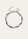 Pulsera Doble Lisse Twister Acero
