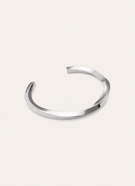 Bracciale Rigido Lizze Acciaio
