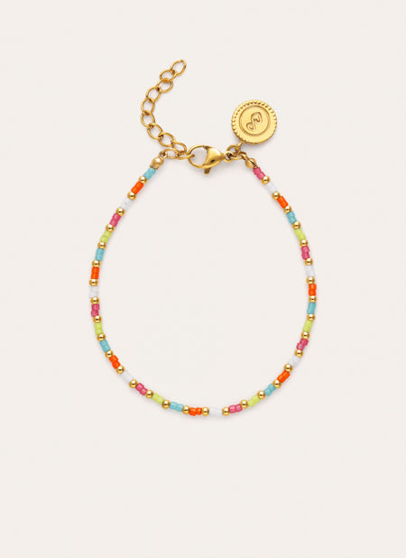 Bracelet Lumi Colors Acier Plaqué Or