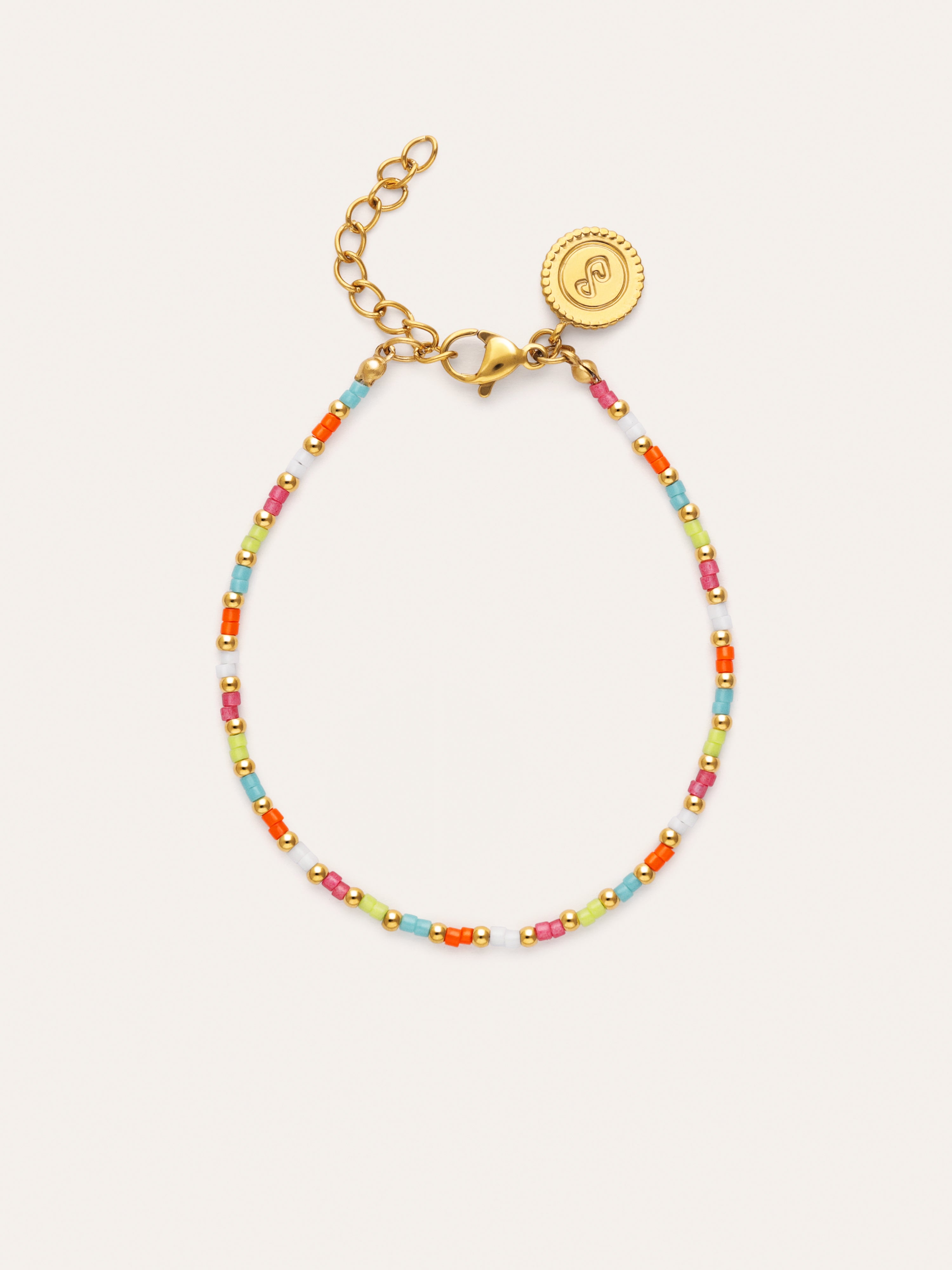 Armband Lumi Colors Edelstahl vergoldet