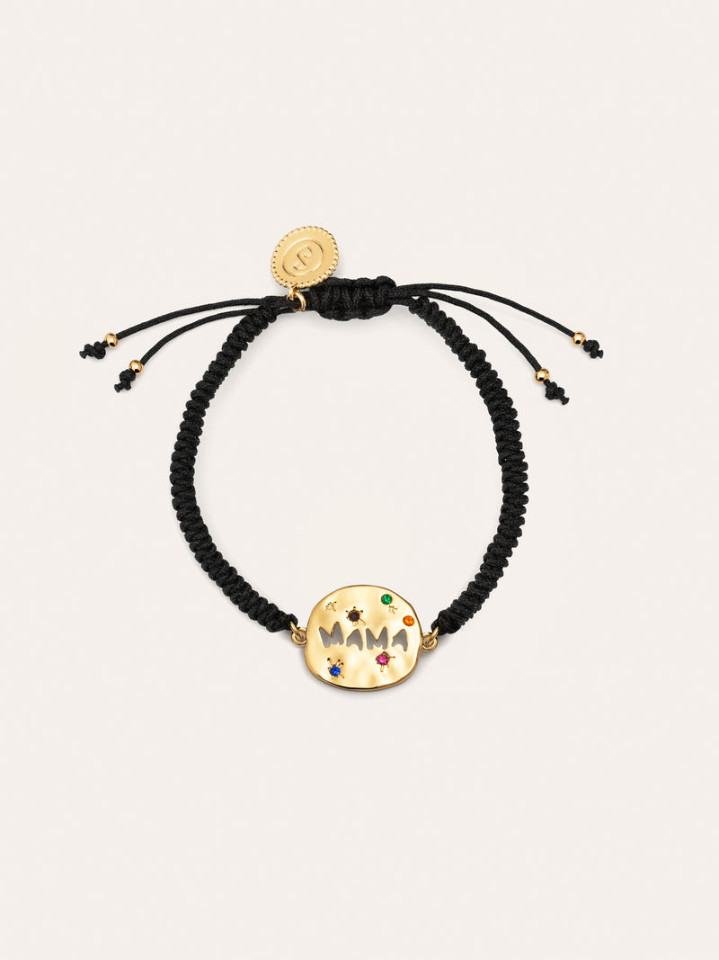Armband Mama Colors, vergoldet