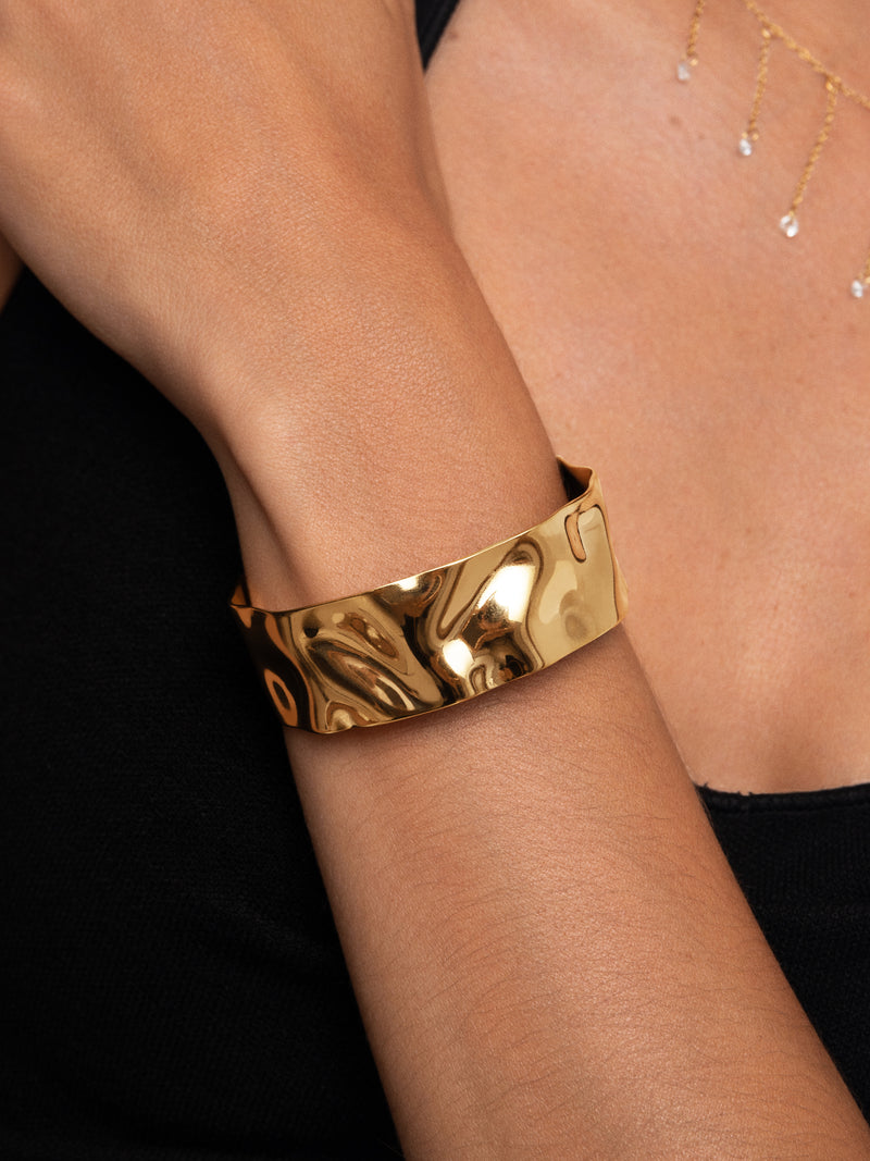 Bracelet Marea Acier Plaqué Or