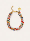 Pulsera Mawi Colors Acero Baño Oro