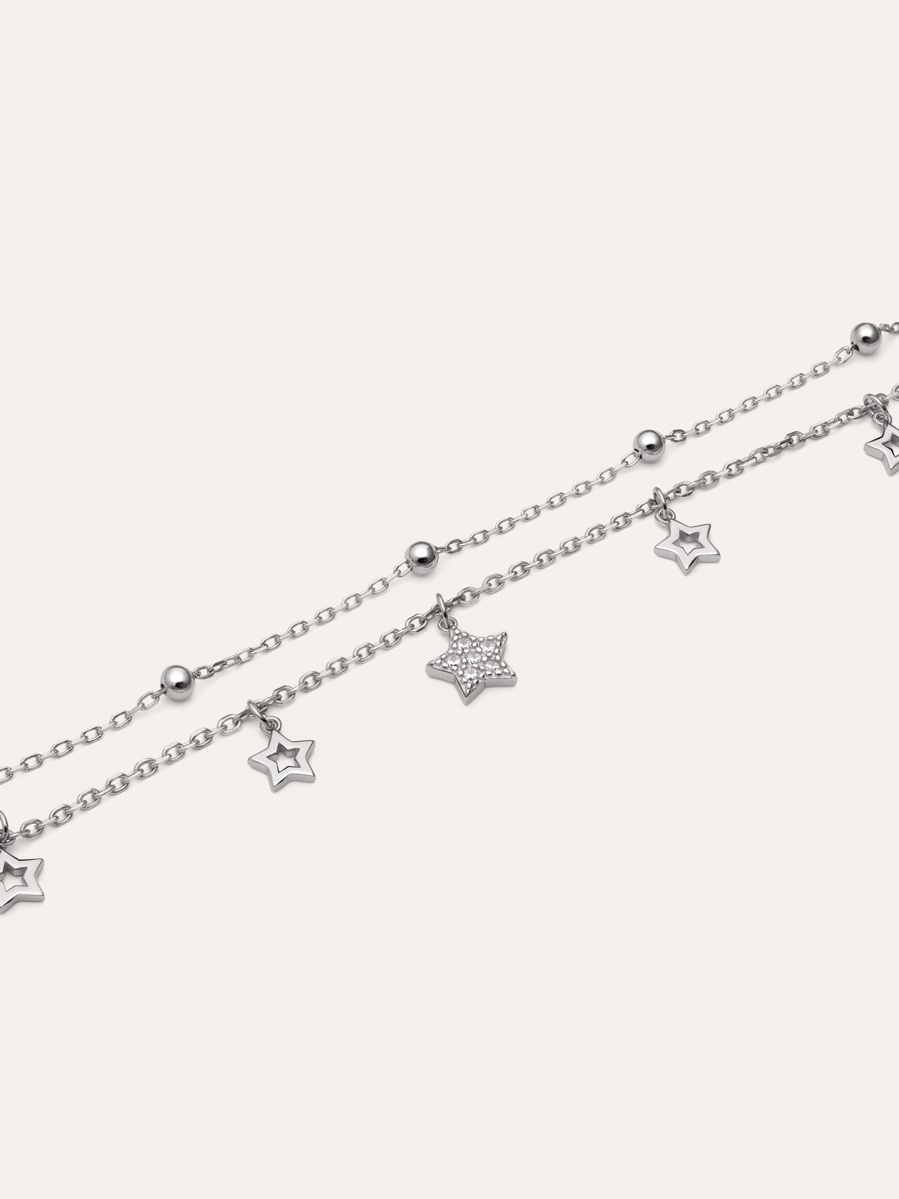 Thousands Stars Silver Bracelet