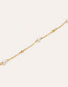 Imagen detalle de Pulsera Bahia Pearls Acero Baño Oro