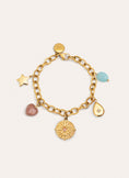 Pulsera Multicharms Soleil Acero Baño Oro