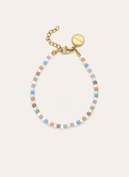Nacary Colors Bracelet Gold Plated Steel