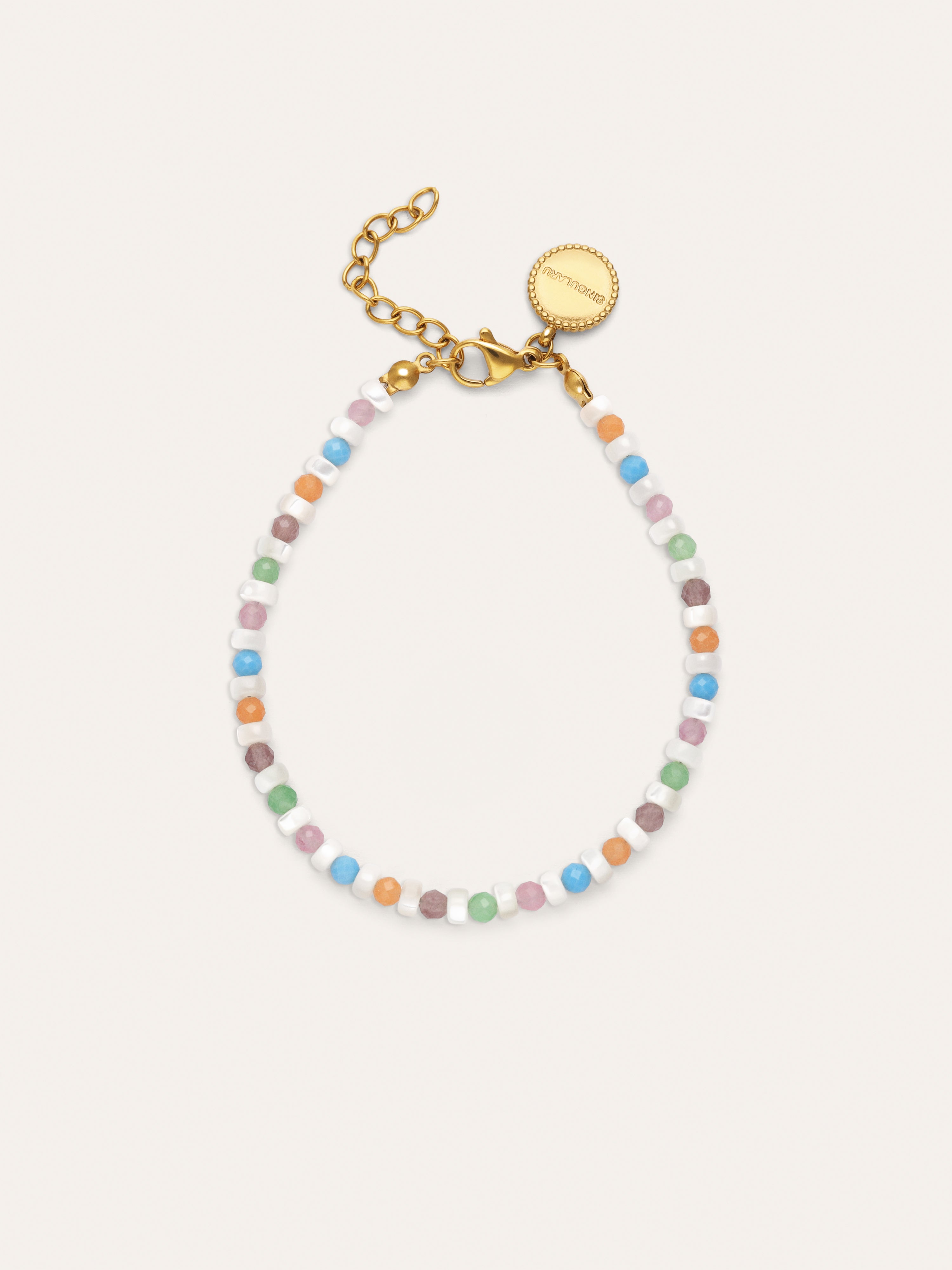 Bracelet Nacary Colors Acier Plaqué Or