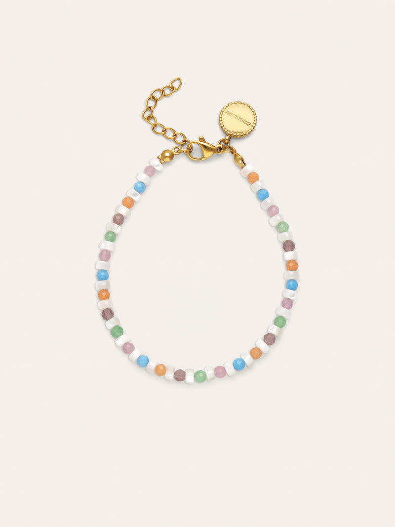 Bracelet Nacary Colors Acier Plaqué Or