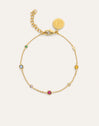 Pulsera New Orbit Multicolor Baño Oro